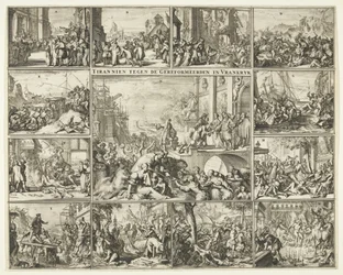 Pronásledování protestantů ve Francii po odvolání ediktu z Nantes, 1685-1686 Tyran proti reformovaným ve Vrankrijku (název na objekt)