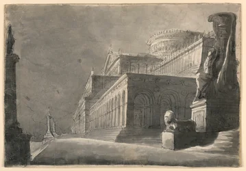 Scénický design, exteriér obrovského paláce