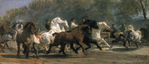 Studie pro koňský trh, 1852-54