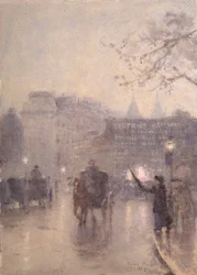 Volání taxíku, South Kensington