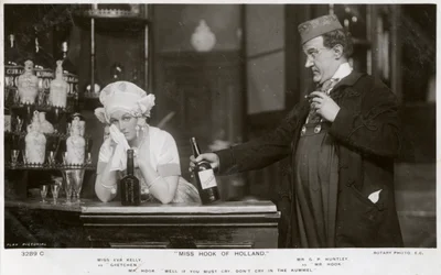 Eva Kelly a GP Huntley, britští herci, c1907.