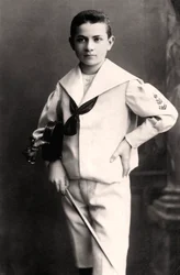 Mischa Elman 1891-1967, ukrajinský houslista, začátek 20. století.