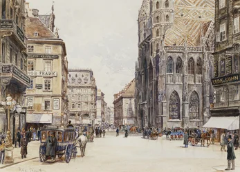 Stephansplatz, Vídeň,