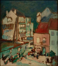 Pouliční scéna v Knokke