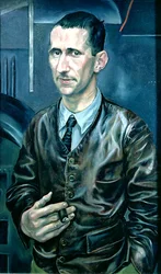 Bertolt Brecht (1898-1956) (olej na plátně)