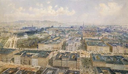 Panorama Vídně, 1871