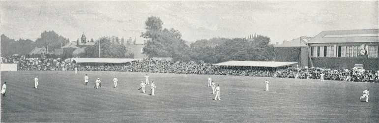 Univerzitní kriketový zápas v Lords, c1896