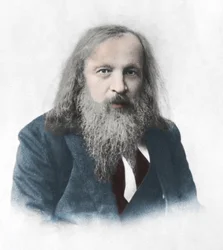 Dmitrij Ivanovič Mendělejev (1834-1907), ruský chemik a vynálezce