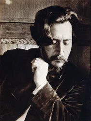 Portrét autora Leonida Nikolajeviče Andrejeva (Leonid Andrejev) (1871-1919), 20. století (foto)