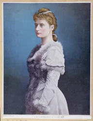 Portrét carevny Alexandry Fjodorovny (1872-1918) kolem roku 1898