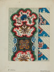 Prošívaný přehoz, c. 1936.
