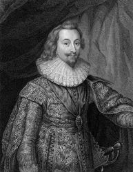 George Villiers, 1. vévoda z Buckinghamu 1592-1628, 1824.