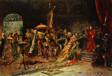 Prezentace pro kardinála, 1877