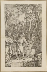 Diogenes odhazuje misku