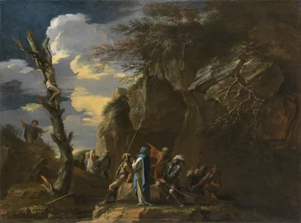 Polykratovo ukřižování, kolem roku 1664 (olej na plátně)