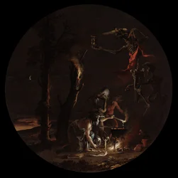 Výjevy čarodějnictví: večer, kolem 1645-1649