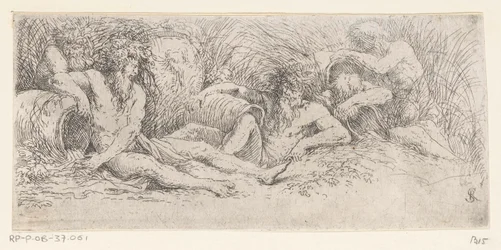 Pět říčních bohů s urnami Tritons and River Gods (název série)