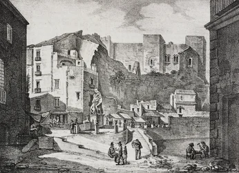 Pohled na Piazza della Fontana dell