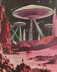 Retro sci-fi invaze