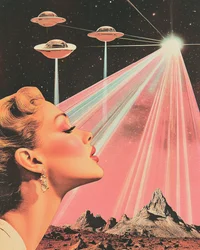 Retro vesmírný glamour