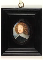 William Villiers, druhý vikomt Grandison (akvarel na pergamenu)