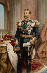 Jeho královská výsost princ z Walesu, z „The Illustrated London News“, 1902