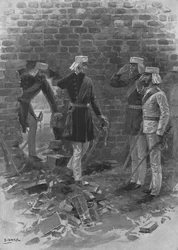 Indická vzpoura, 1857-58:...po reliéfu v Lucknow...1857, 1901.