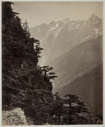 Bez názvu [úbočí a hory], c. 1865.