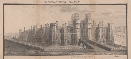 Hrad Herstmonceux, Sussex