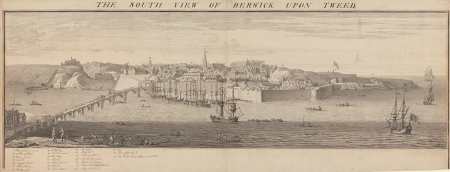 Jižní pohled na Berwick Upon Tweed