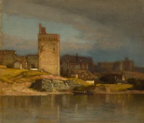 Stará věž v Avignonu, c. 1875.