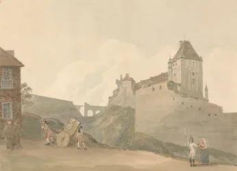 Hrad v Dieppe, Normandie