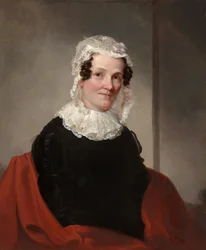 Lydia Coit Terry paní Eliphalet Terry, c. 1824.