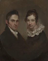 Reverend Hiram Bingham a Sybil Moseley Bingham (1789-1869; 1792-1848)