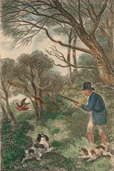 Lov sluky lesní, 1819