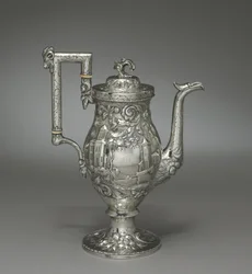 Neorokoková konvice na kávu, kolem roku 1840