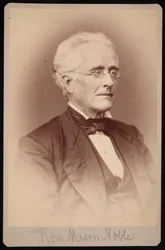 Portrét reverenda Masona Noble 1809-1881, mezi 1876 a 1880.