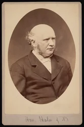 Portrét Roberta Safforda Halea 1822-1881, před rokem 1881.