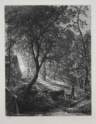 The Herdsmans Cottage, 1850.