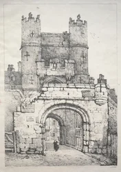Řada starověkých budov a venkovských domků v severní Anglii: At York, Medieval Gate, 18