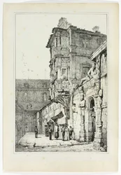 Ancien Palais, Bamberg, z faksimile skic pořízených ve Flandrech a Německu