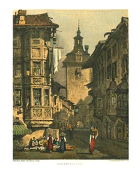 Schaffhausen, počátek 19. století.