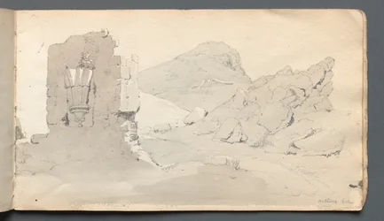 Náčrtník: Ruin, 1814.