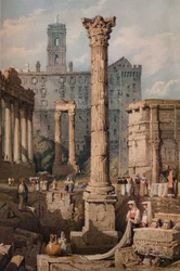 Zobrazit ve fóru, Řím, c1823