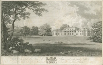 Shugborough Hall: rytina, nd [c 1802]