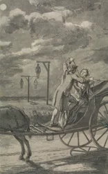 Vražda v kočáře (pravděpodobně návrh pro The Tyburn Chronicle)
