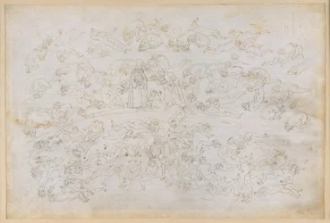 La Divina Commedia, Inferno XXXIII. Devátý kruh pekla (Cocytus), 3. pás: Vyznání hříchů hraběte Ugolina; trest pro zrádce hostitelů v ledu Ptolemäa
