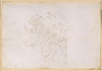 La Divina Commedia, Paradiso XXI. Přechod do sedmé planetární sféry (Saturnovo nebe): Dante spatřuje Jákobův žebřík a světlo blažených, kteří se kdysi osvědčili v kontemplaci; řeč Petra Damiana