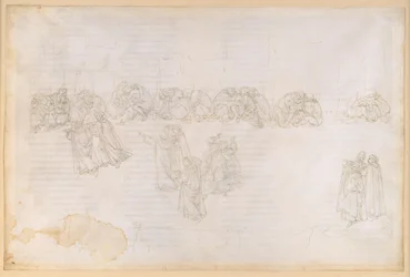 La Divina Commedia, Purgatorio XIII. Druhý kruh očistce: pokání za závist a škodolibost; rozhovor se Sapií Salvaniovou