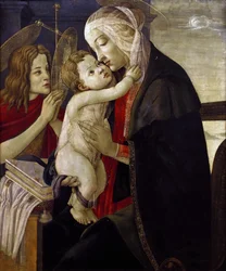 Madona s dítětem se svatým Janem, asi 1485-1490.